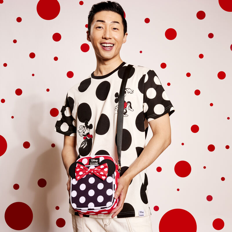 Minnie Mouse Rocks the Dots Classic Nylon Passport Crossbody Bag