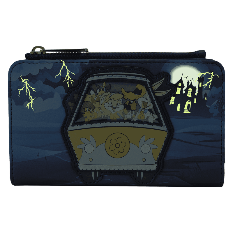 Warner Brothers 100th Anniversary Looney Tunes x26 Scooby Mashup Flap Wallet