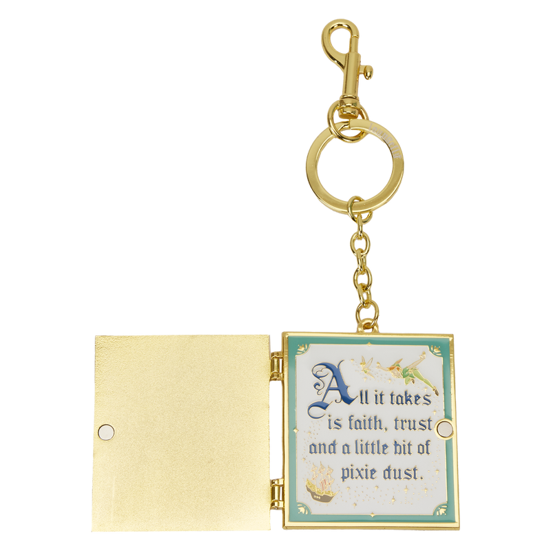 Peter Pan You Can Fly Storybook Keychain