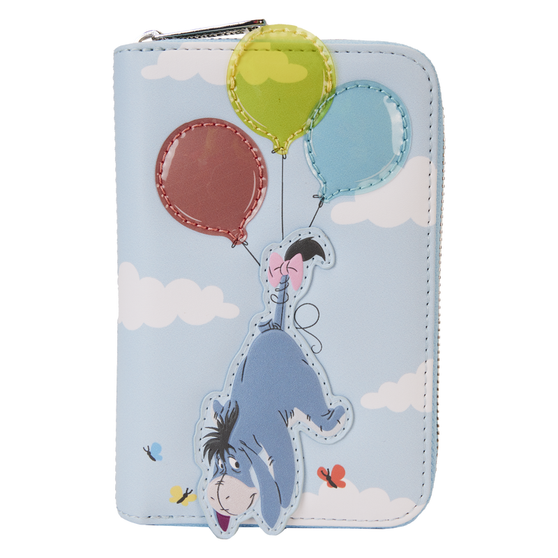 Winnie the Pooh x26 Friends Floating Balloons Zip Around Wallet