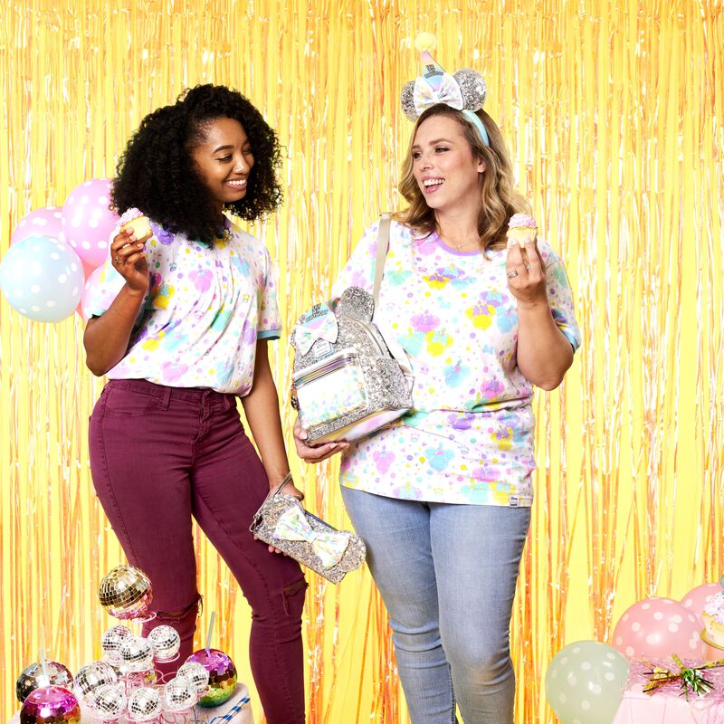 Mickey x26 Friends Birthday Celebration All-Over Print Unisex Ringer Tee