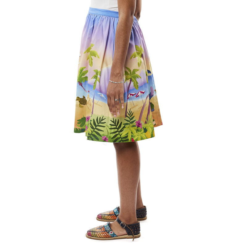 Stitch Shoppe Lilo x26 Stitch Beach Scene Sandy Skirt