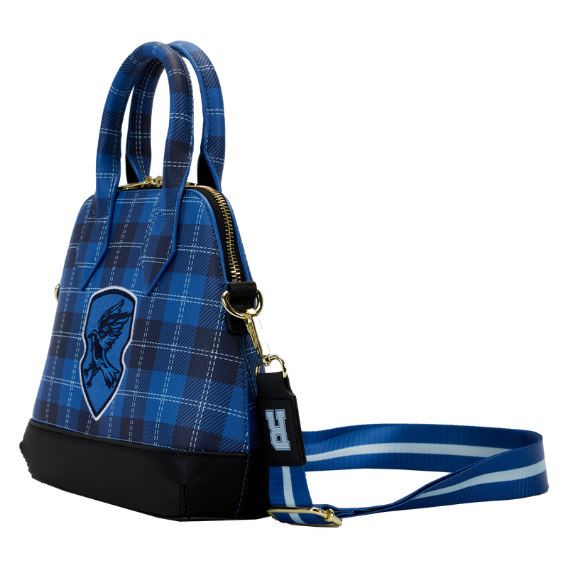 Harry Potter Ravenclaw Patch Varsity Plaid Crossbody Bag