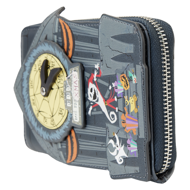 Nightmare Before Christmas Town Hall Zip Around Wallet