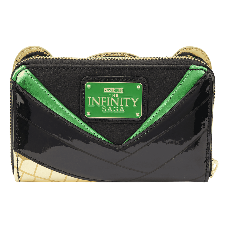 Marvel Metallic Loki Cosplay Zip Around Wallet