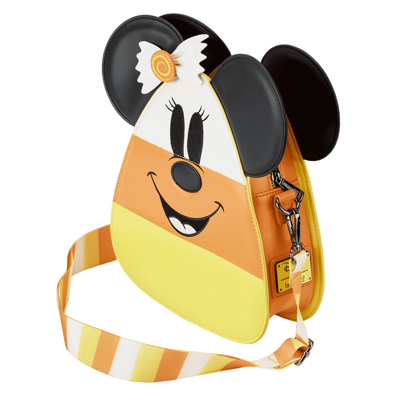 Mickey and Minnie Mouse Candy Corn Crossbody Bag