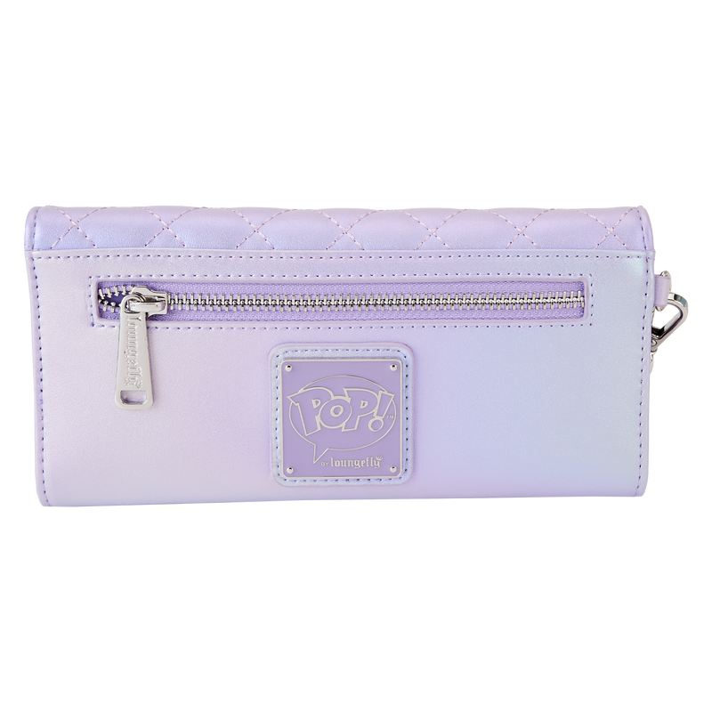 Funko Pop! By Loungefly BTS Logo Iridescent Purple Flap Wallet