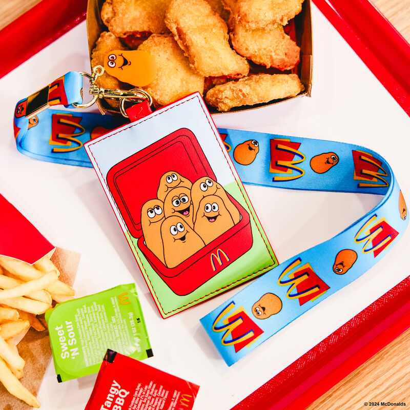 McDonald's McNugget Buddies Lanyard With Card Holder