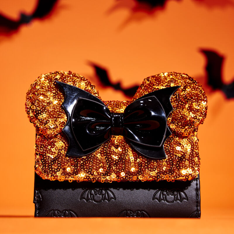 Minnie Mouse Exclusive Halloween Sequin Flap Wallet