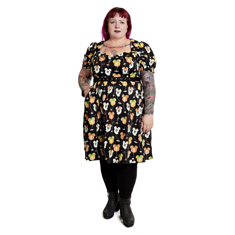 Stitch Shoppe Minnie Mouse Pumpkin Balloon Allison Dress