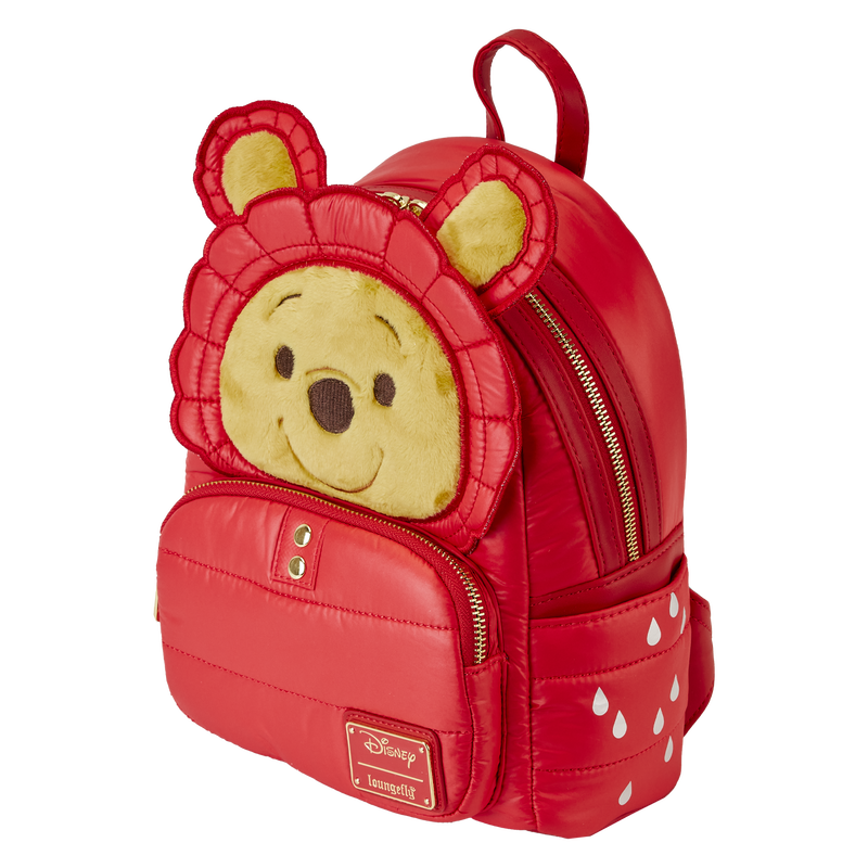 Winnie the Pooh Rainy Day Puffer Jacket Cosplay Mini Backpack