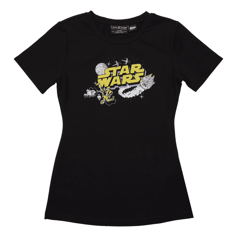 Stitch Shoppe Star Wars™ Space Logo Ariana Top