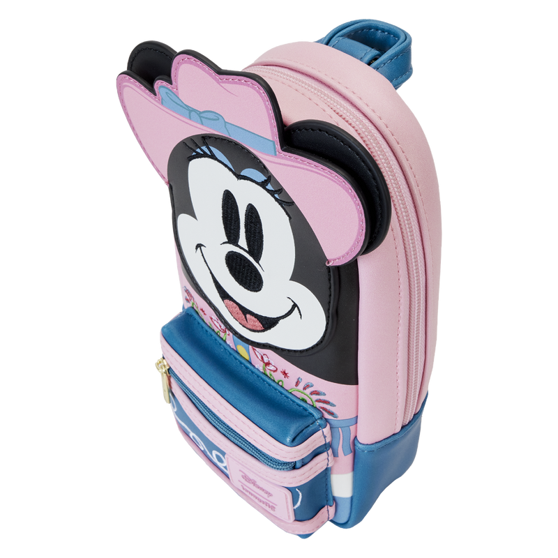 Western Minnie Mouse Cosplay Stationery Mini Backpack Pencil Case