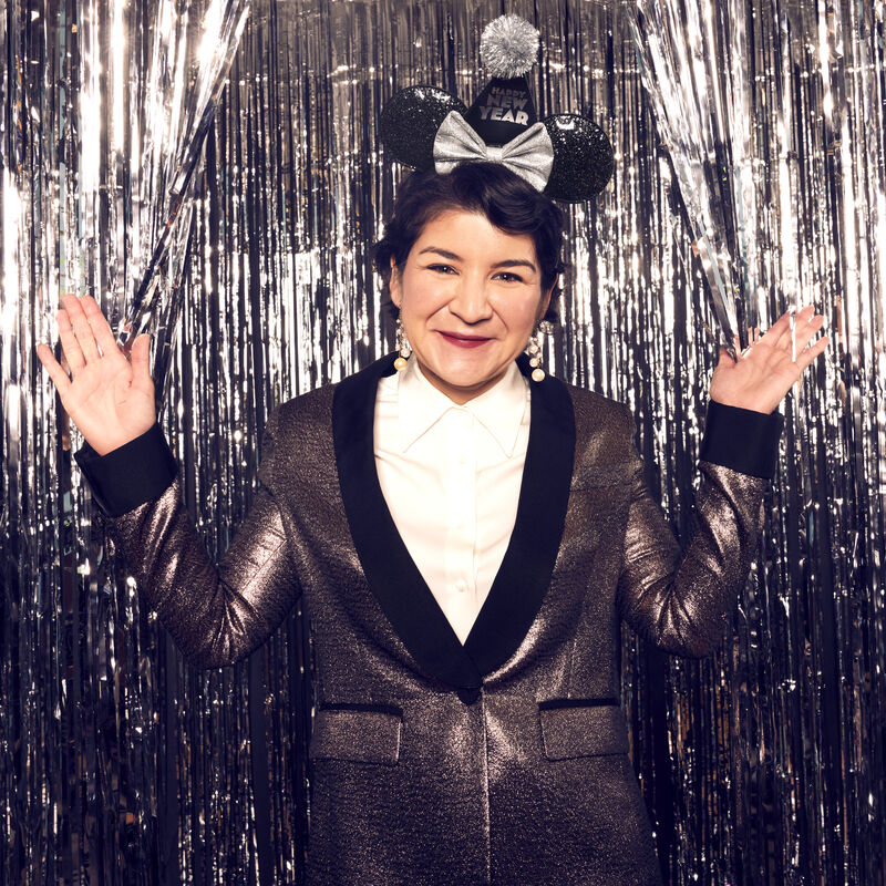 Minnie Mouse Exclusive Happy New Year Glitter Ear Headband