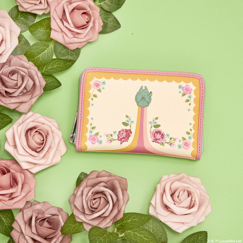 Star Wars Rebel Alliance Floral Zip Around Wallet