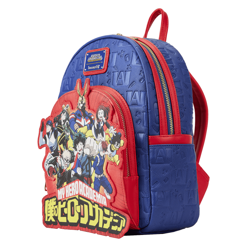 My Hero Academia Group Debossed Logo Mini Backpack