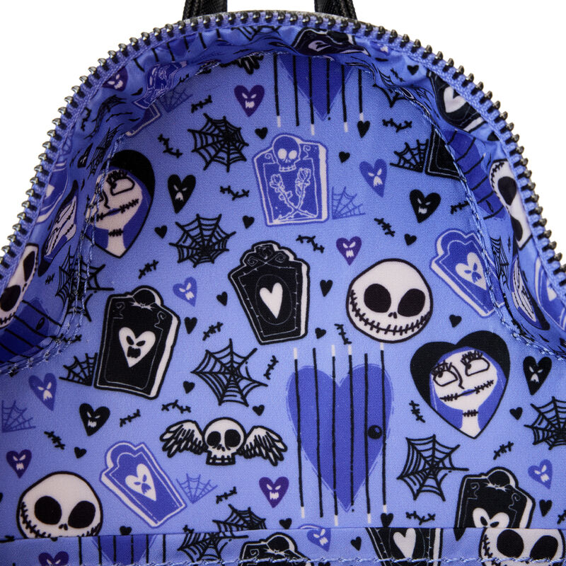 Nightmare Before Christmas Jack x26 Sally Eternally Yours Tombstone Mini Backpack