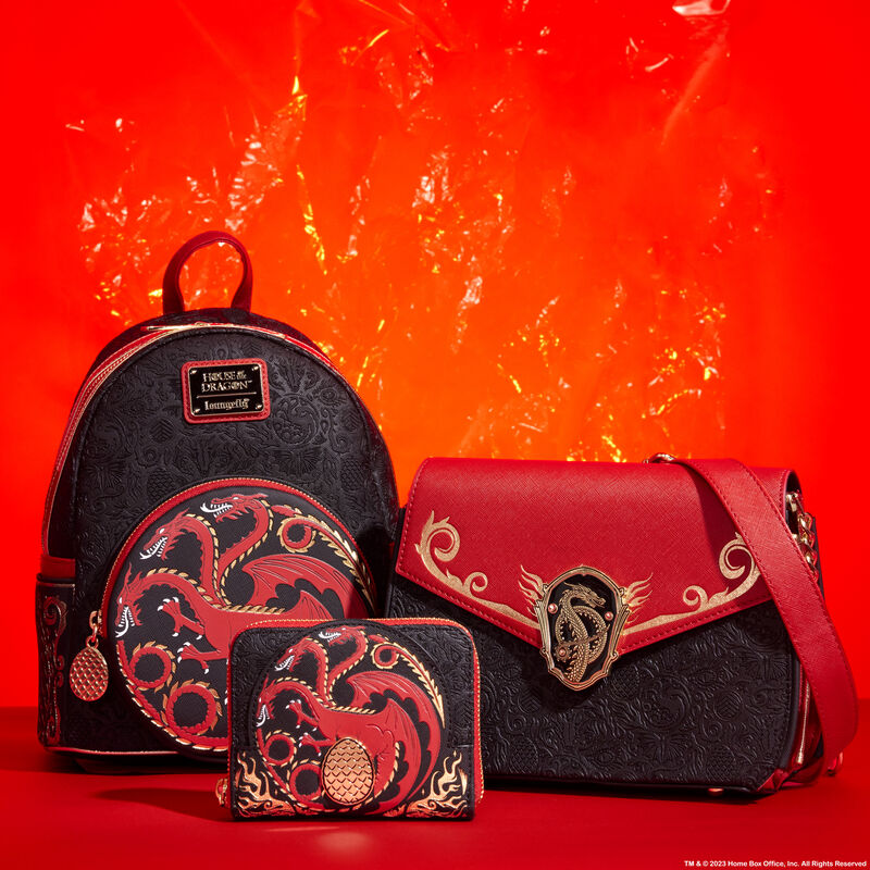 House of the Dragon All-Over Print House Targaryen Crossbody Bag