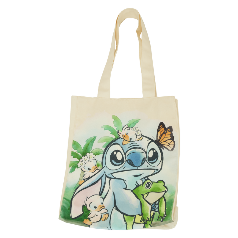 Stitch Springtime Daisy Canvas Tote Bag