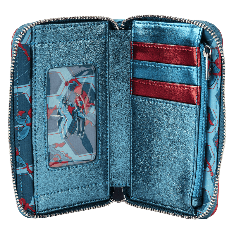 Marvel Metallic Spider-Man Zip Around Wallet