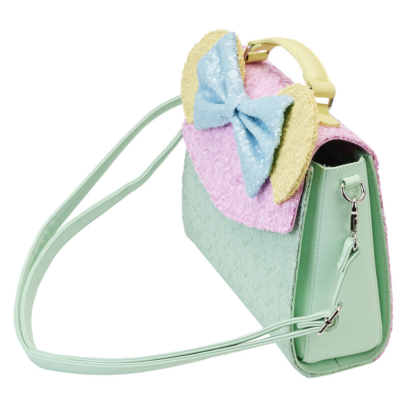 Limited Edition Exclusive - Minnie Mouse Pastel Sequin Crossbody Bag