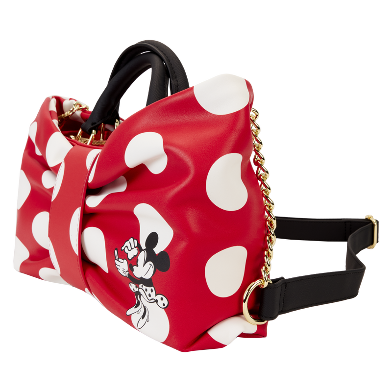 Minnie Mouse Rocks the Dots Classic Bow Figural Crossbody Bag