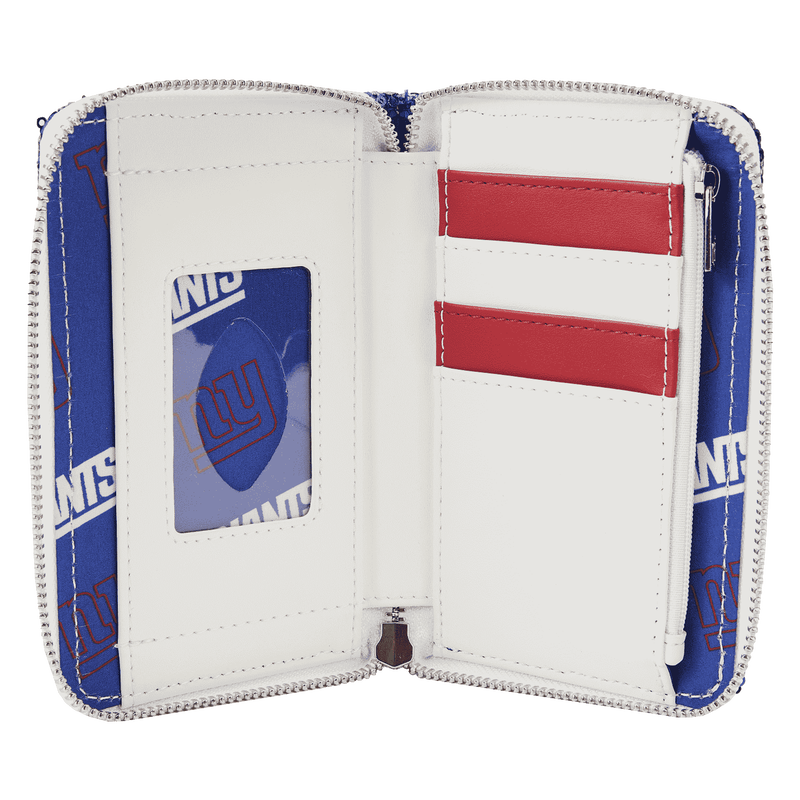 NFL New York Giants Sequin Zip Around Wallet