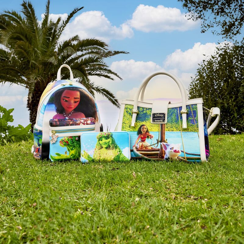 Moana Princess Scene Series Zip Around Wallet