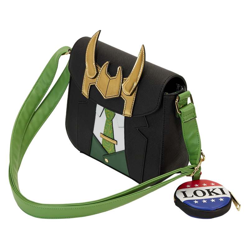 Loki for President Cosplay Crossbody Bag With Coin Bag
