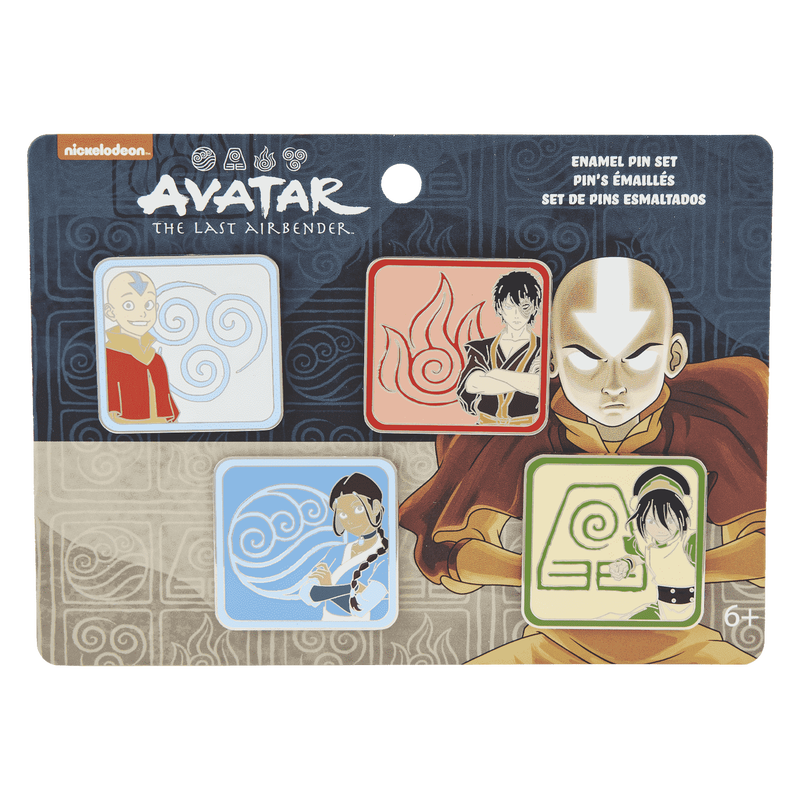 Avatar: The Last Airbender Elements 4-Piece Pin Set