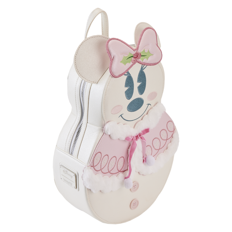 Minnie Mouse Pastel Snowman Mini Backpack