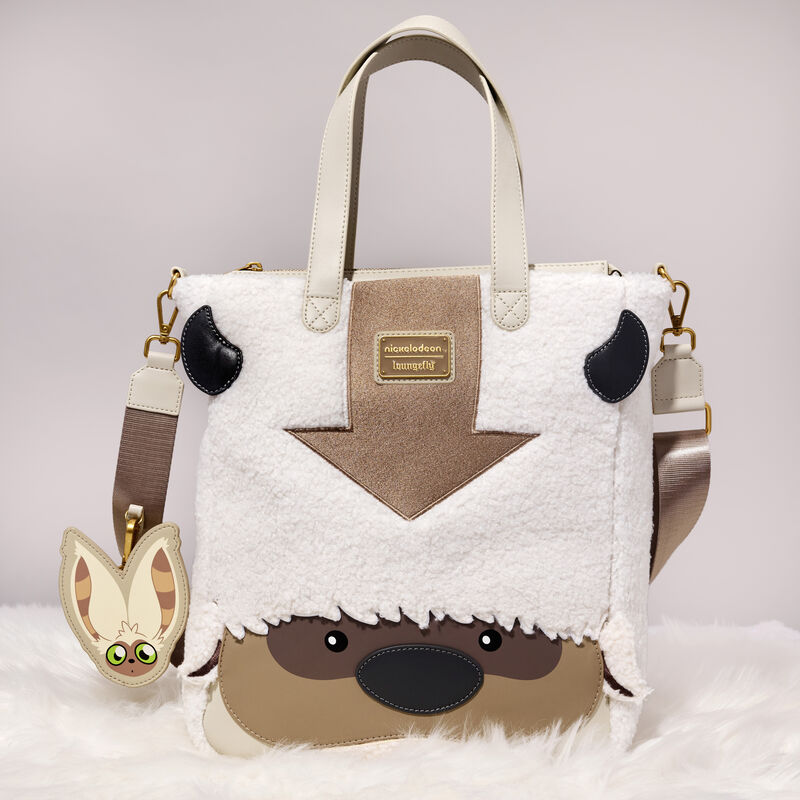 Avatar: The Last Airbender Appa Cosplay Plush Tote Bag with Momo Charm