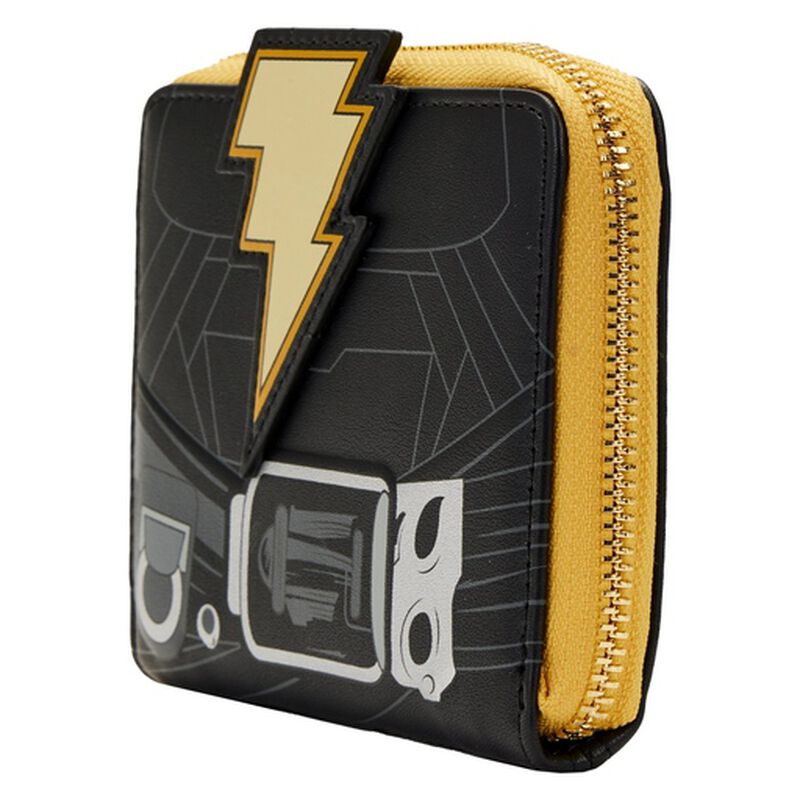 Black Adam Glow Cosplay Zip Around Wallet