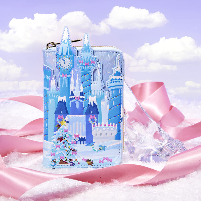Cinderella Exclusive Holiday Castle Zip Around Wallet