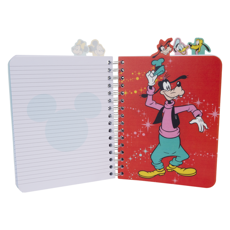 Disney100 Mickey x26 Friends Classic Stationery Spiral Tab Journal