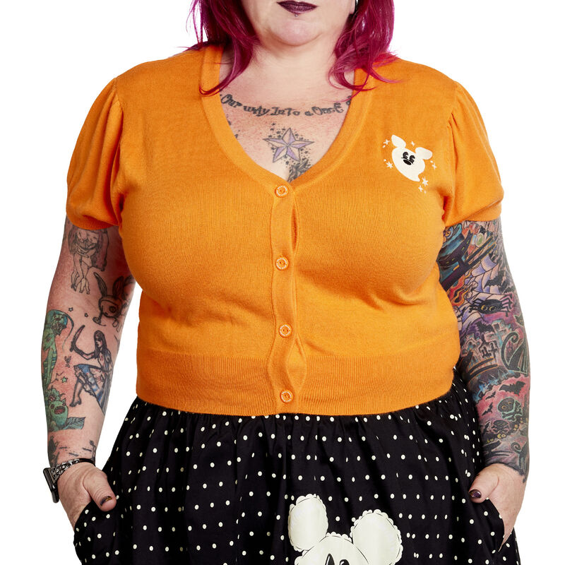 Stitch Shoppe Minnie Mouse Pumpkin Balloon Domonique Cardigan