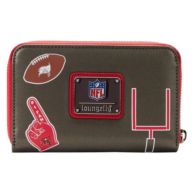 NFL Tampa Bay Buccaneers Patches Zip Around Wallet