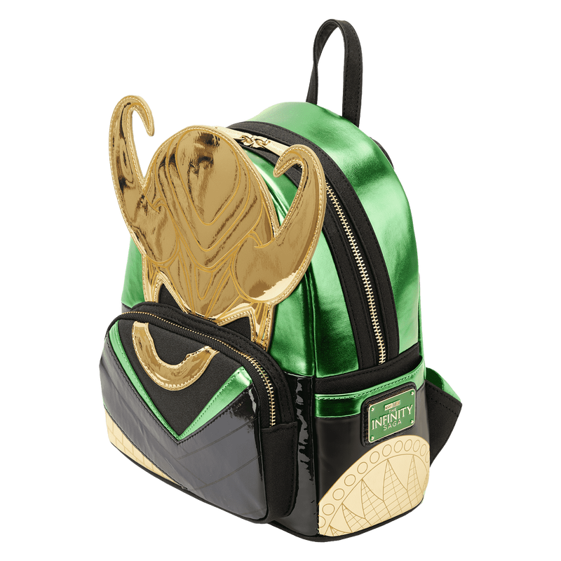 Marvel Metallic Loki Cosplay Mini Backpack