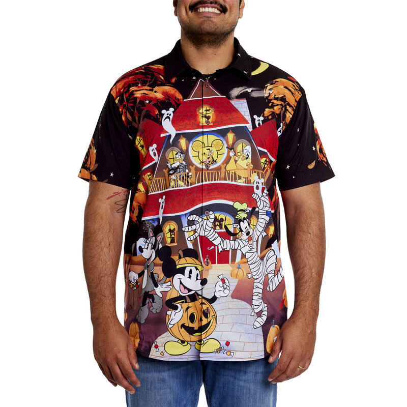 Mickey x26 Friends Haunted House Camp Shirt