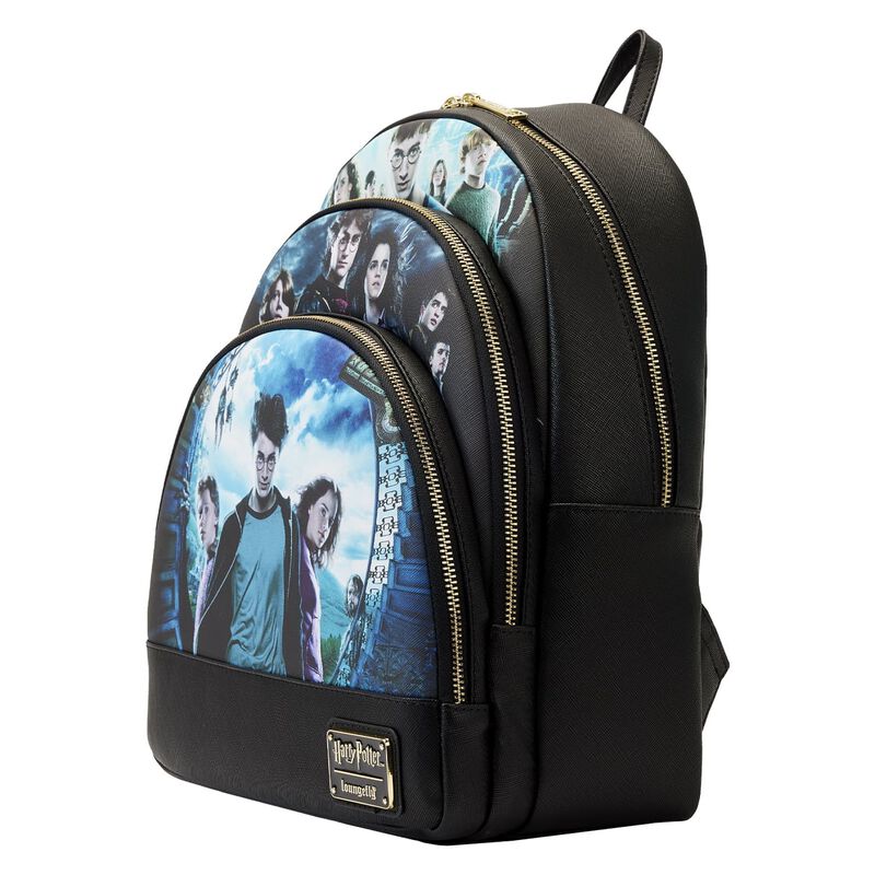 Harry Potter Movie Posters Triple Pocket Mini Backpack