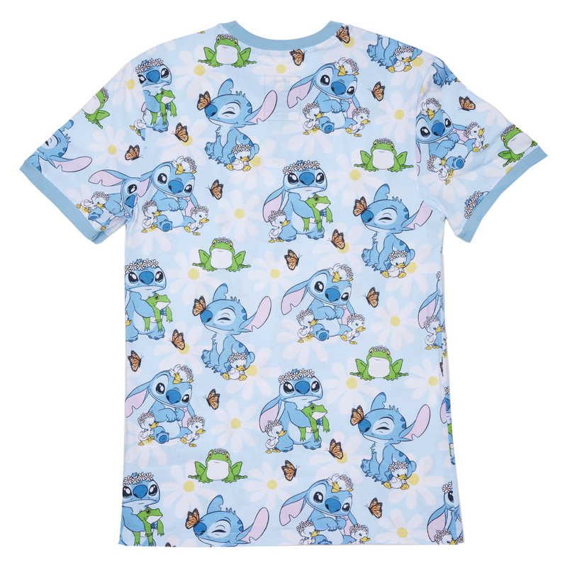 Stitch Springtime Daisy All-Over Print Unisex Tee