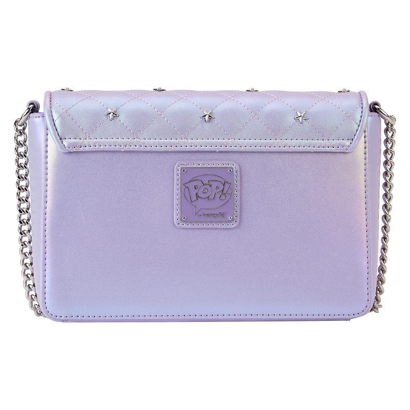 Funko Pop! By Loungefly BTS Logo Iridescent Purple Crossbody Bag