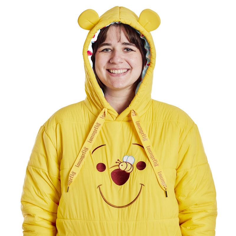 Winnie the Pooh Rainy Day Cosplay Puffer Unisex Hoodie
