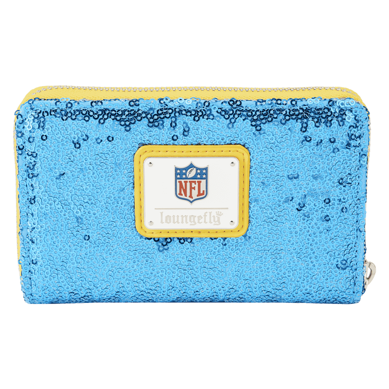 NFL Los Angeles Chargers Sequin Zip Around Wallet