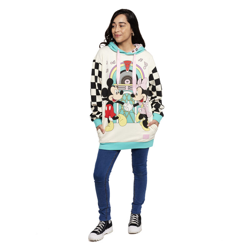 Mickey x26 Minnie Date Night Diner Jukebox Unisex Hoodie