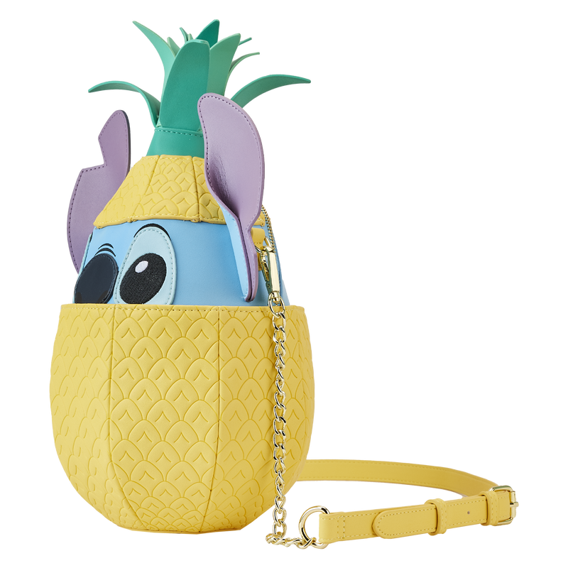 Stitch Shoppe Lilo and Stitch Figural Pineapple Crossbody Bag