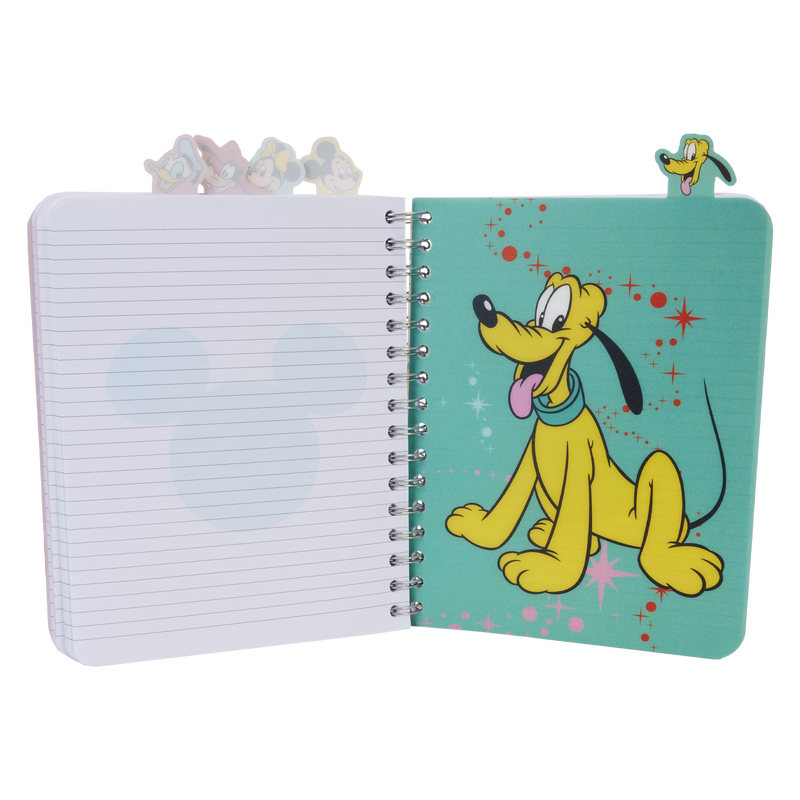 Disney100 Mickey x26 Friends Classic Stationery Spiral Tab Journal