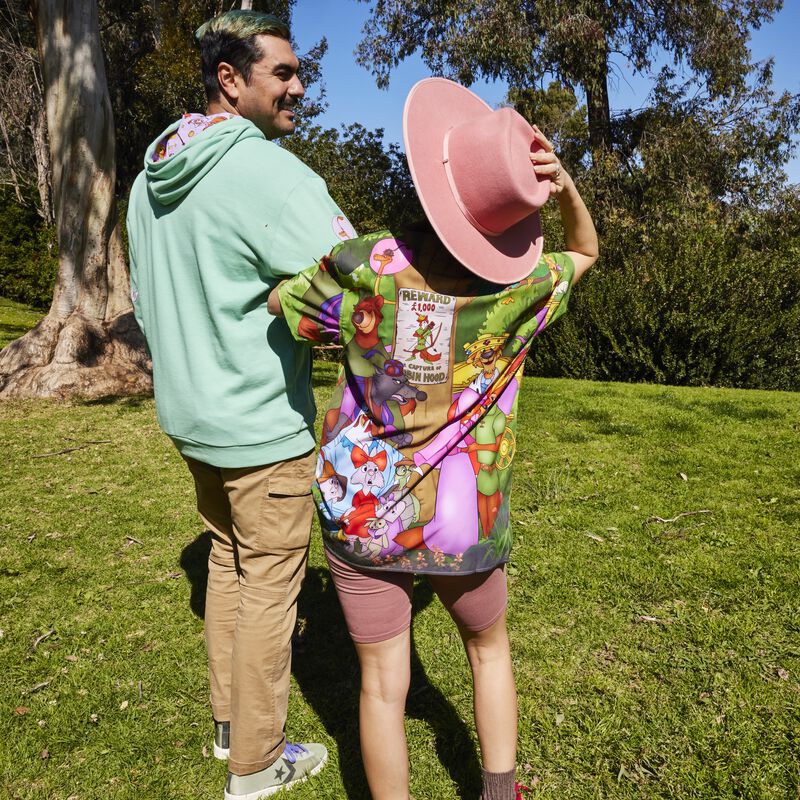 Robin Hood Wanted Poster Unisex Camp Shirt