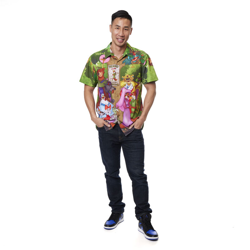 Robin Hood Wanted Poster Unisex Camp Shirt