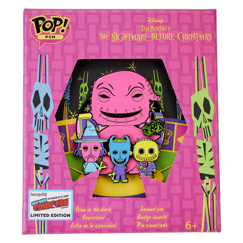 NYCC Limited Edition Funko Pop! By Loungefly Neon Oogie Boogie 3